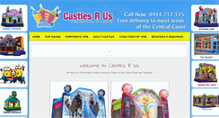Desktop Screenshot of castles-r-us.com.au
