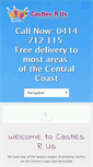 Mobile Screenshot of castles-r-us.com.au